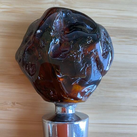 Genuine Baltic Amber Bottle Stopper - Picture 3 of 5